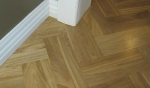 Simple zig zag parquetry flooring - we lay mosaic and block parquetry